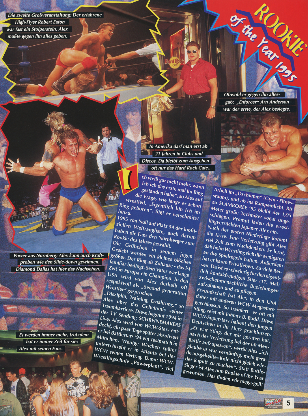 WCW German Magazine January 1996 Magazine PWcatalog