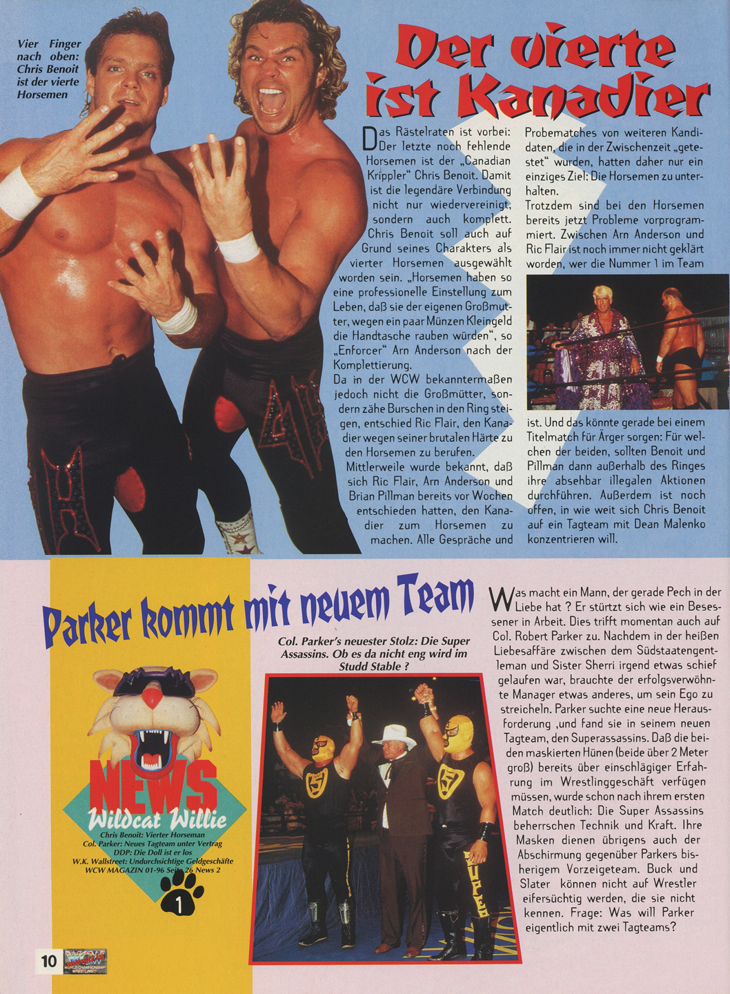 WCW German Magazine January 1996 Magazine PWcatalog