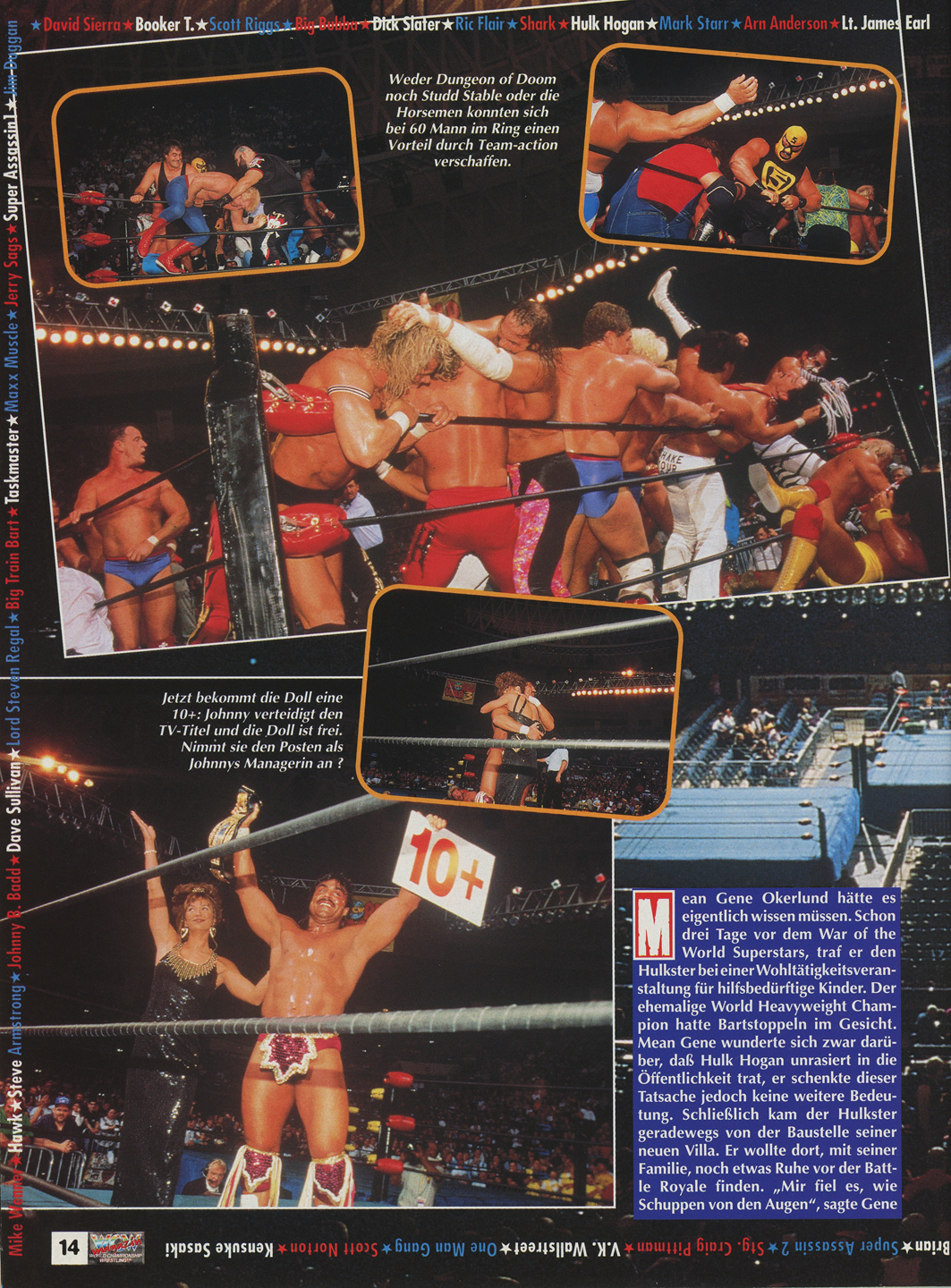 WCW German Magazine January 1996 Magazine PWcatalog