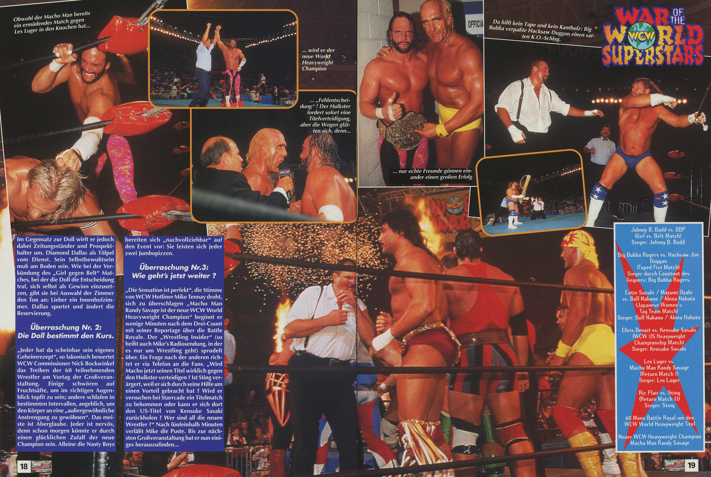 WCW German Magazine January 1996 Magazine PWcatalog