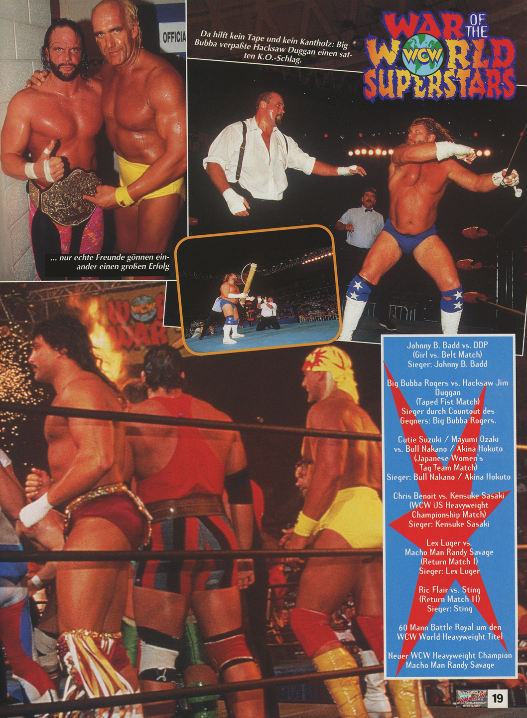 WCW German Magazine January 1996 Magazine PWcatalog