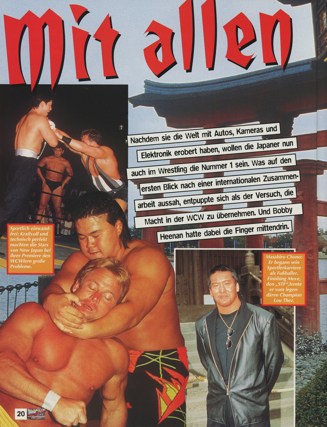 WCW German Magazine January 1996 Magazine PWcatalog