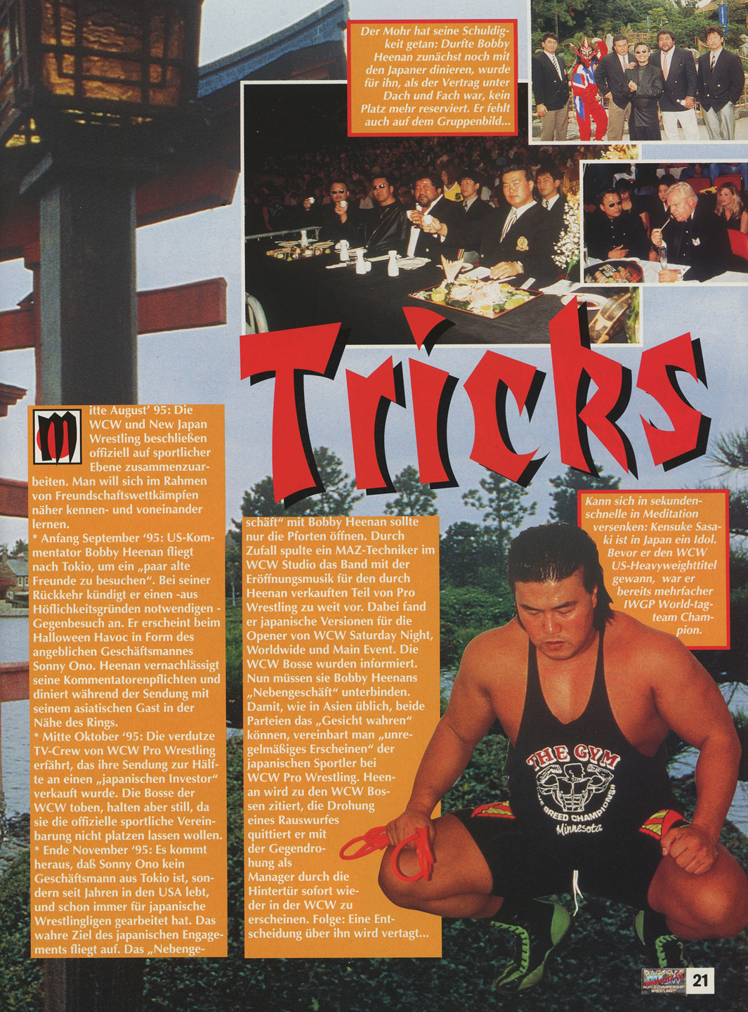 WCW German Magazine January 1996 Magazine PWcatalog