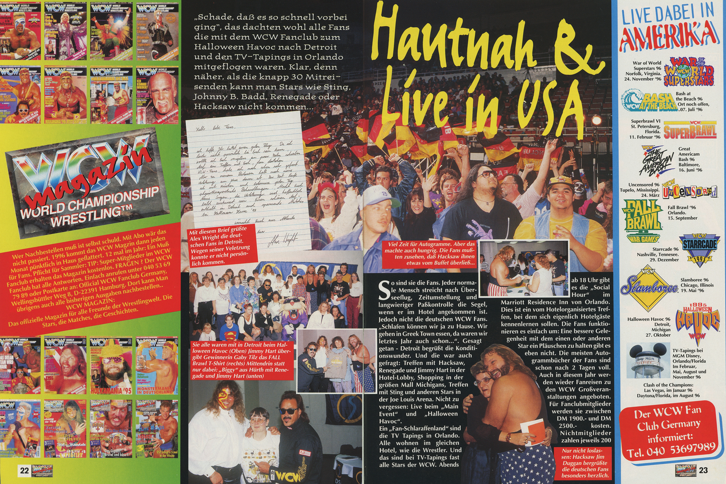 WCW German Magazine January 1996 Magazine PWcatalog