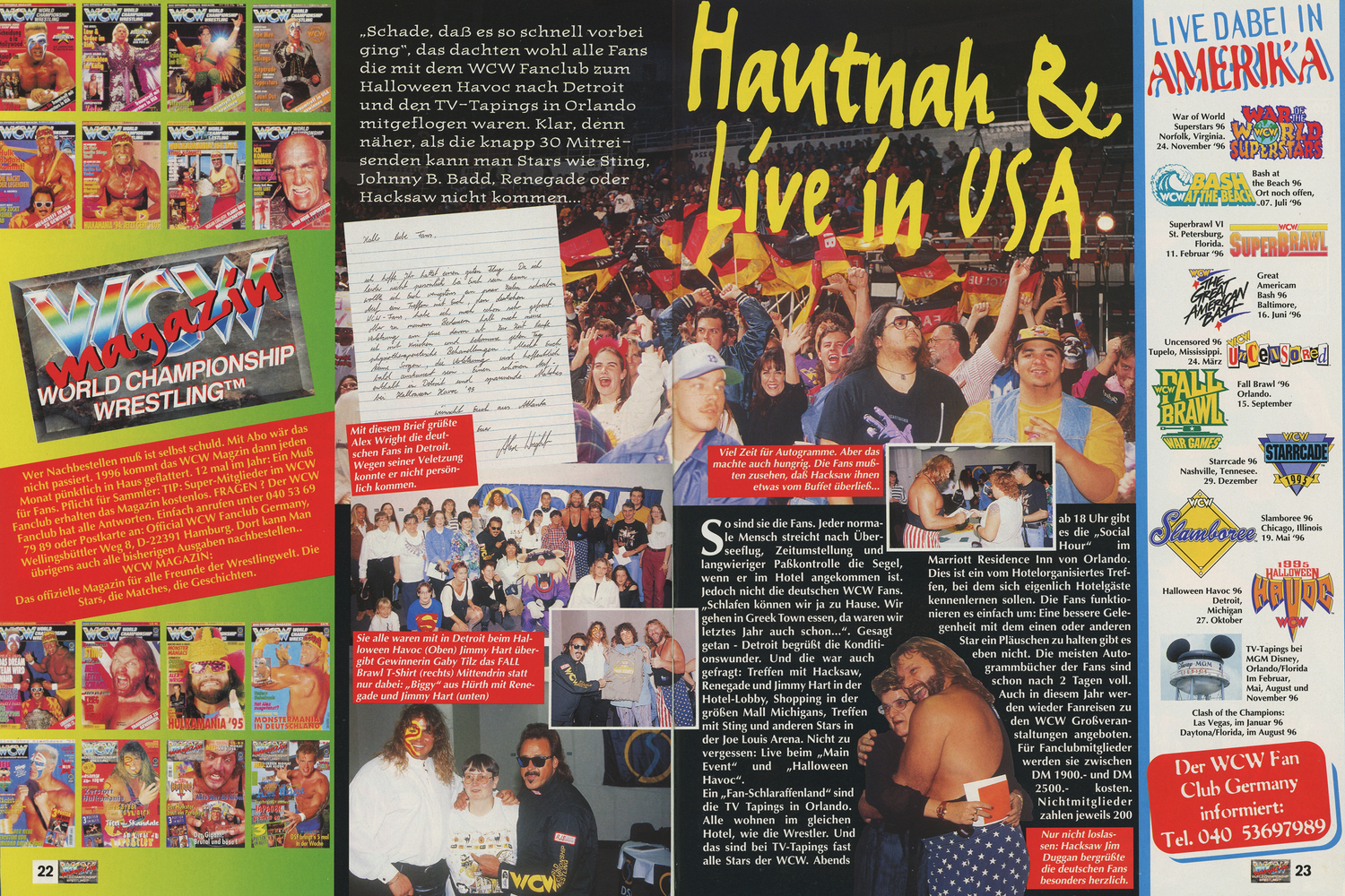 WCW German Magazine January 1996 Magazine PWcatalog