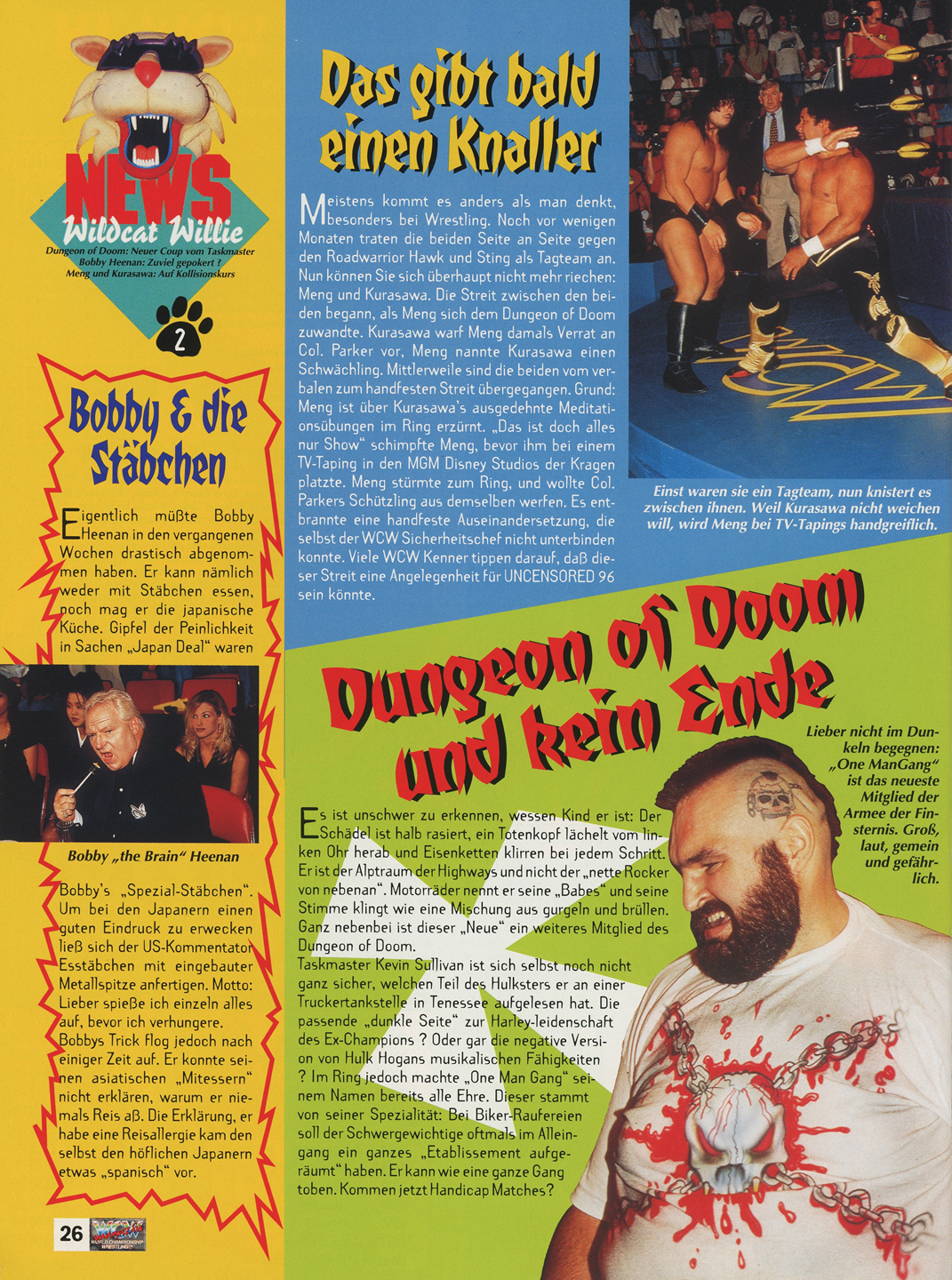 WCW German Magazine January 1996 Magazine PWcatalog