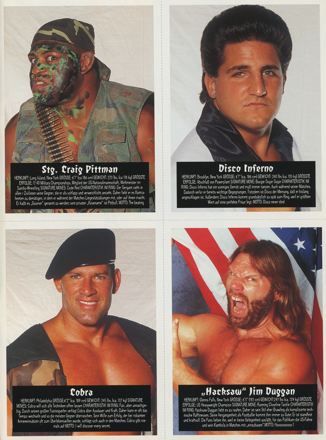 WCW German Magazine January 1996 Magazine PWcatalog