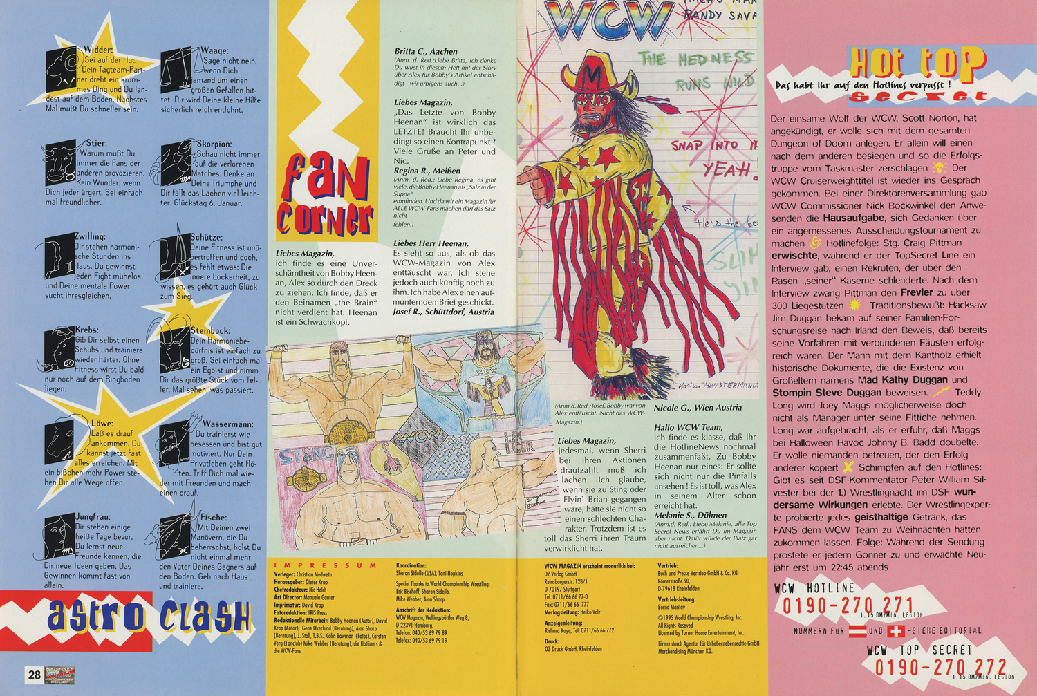 WCW German Magazine January 1996 Magazine PWcatalog