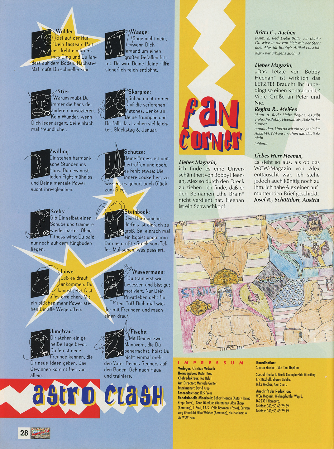 WCW German Magazine January 1996 Magazine PWcatalog