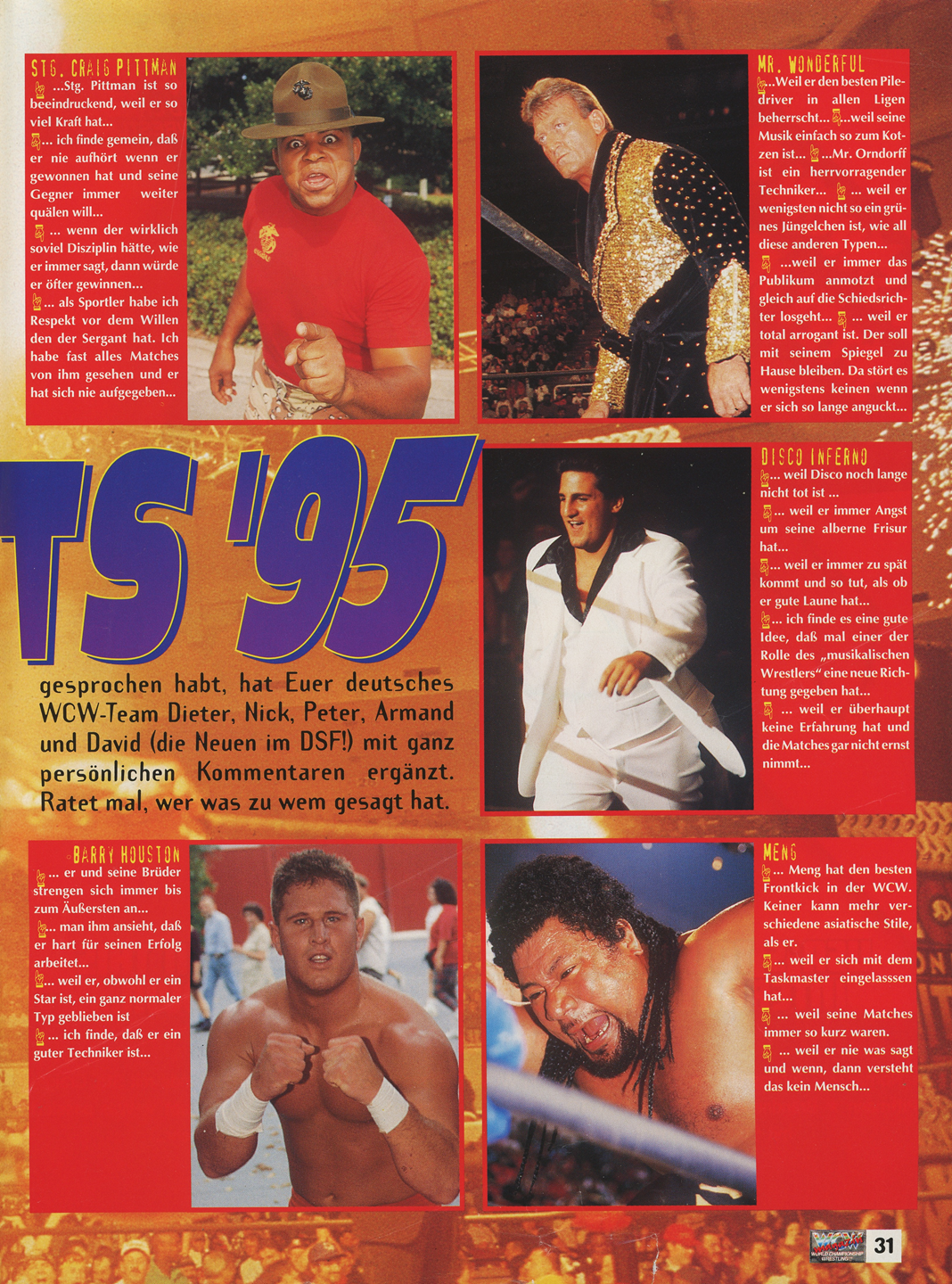 WCW German Magazine January 1996 Magazine PWcatalog