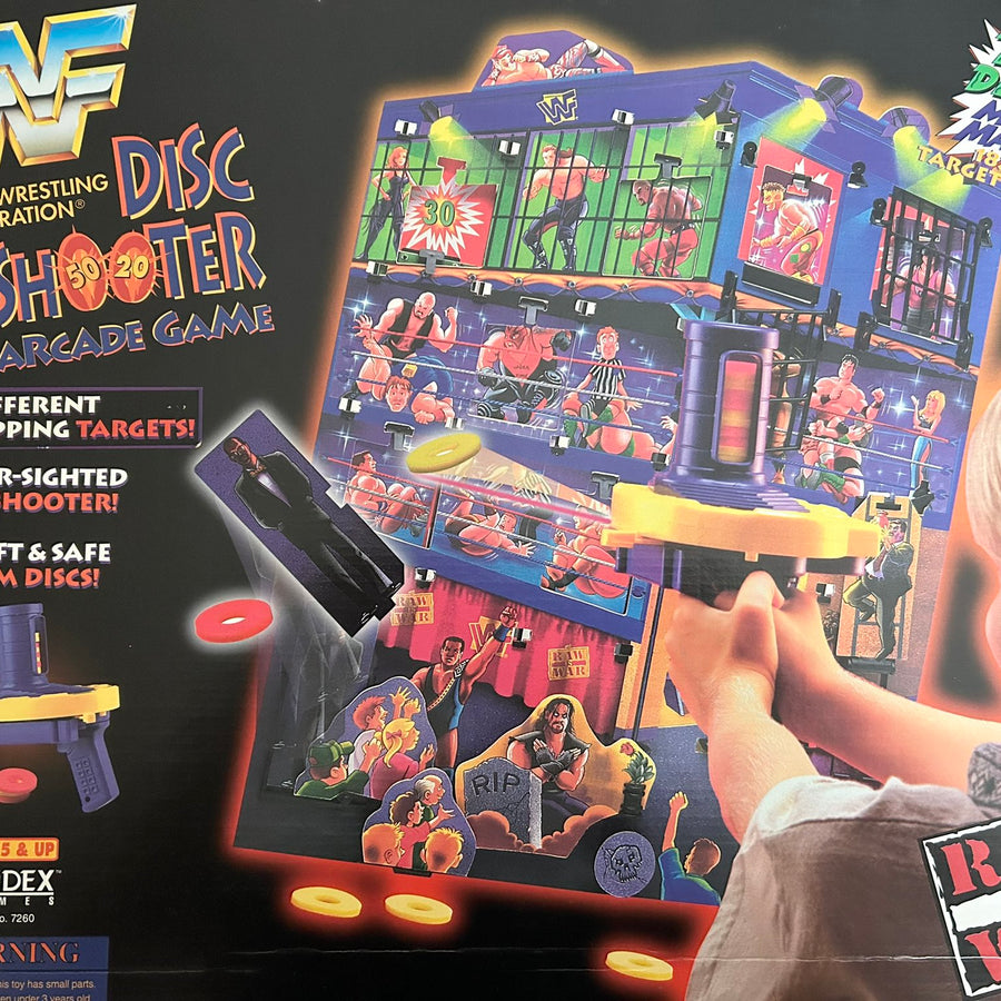 WWF Disc Shooter arcade game by Fundex PW Catalog