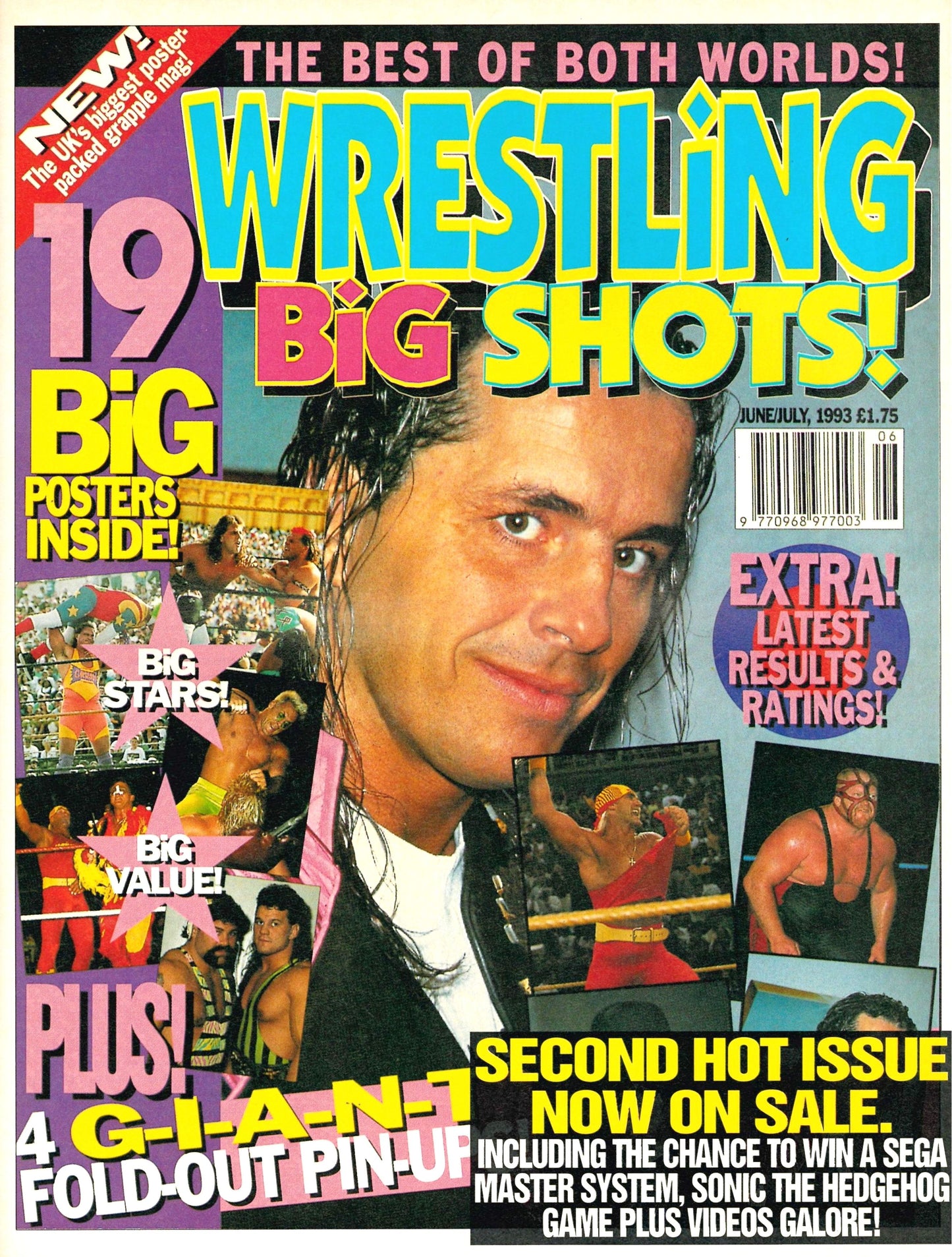 Wrestling Big Shots June/July 1993 Magazine PWcatalog