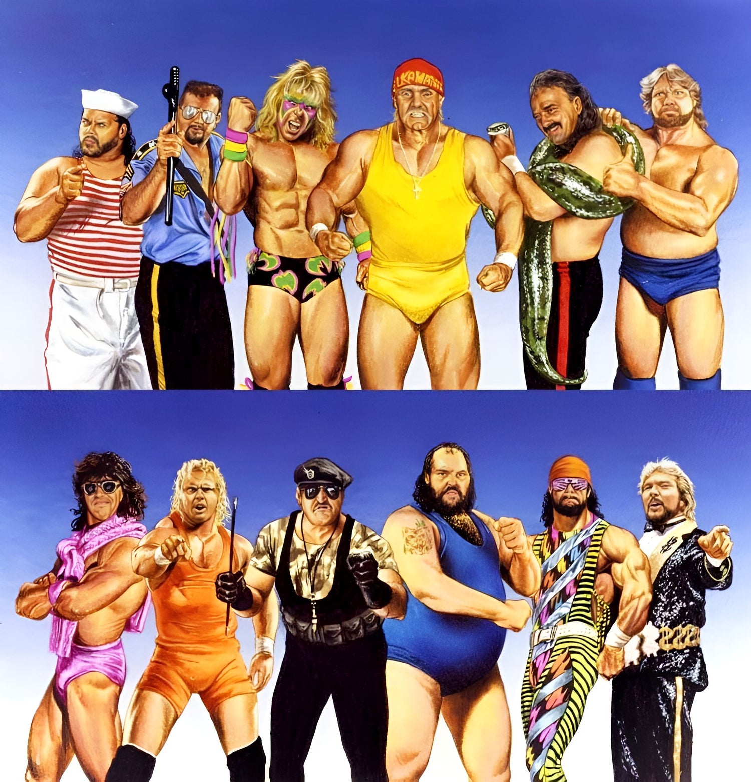 WWF Remco Superstar Shoot-Out Board Game Action & Toy Figures PWcatalog