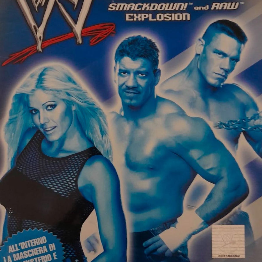 WWE Smackdown Stickers Album 2004 From Italy Stickers Album PW Catalog
