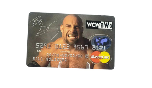 Goldberg WCW Mastercard Credit Card 1998 - image 2