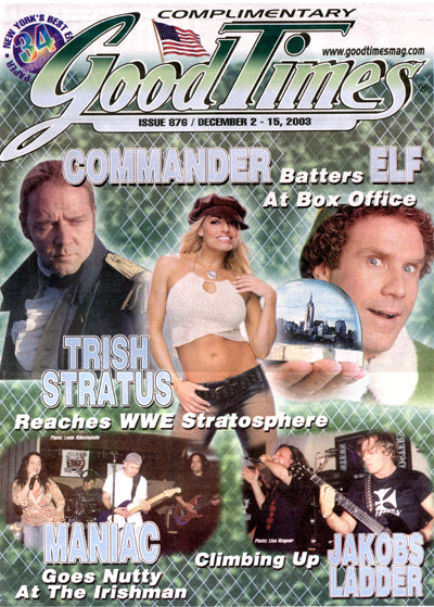 Good Times Issue 876 December 2003 Trish Stratus