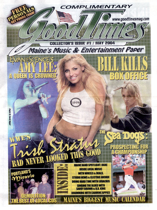 Good Times Collector's Issue #1 May 2004 Trish Stratus Magazine PWcatalog