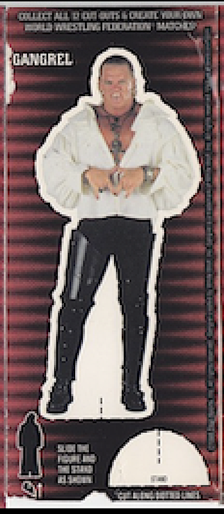 Grangel WWF Ice Cream Cut-out 1999 Good Humor PW Catalog