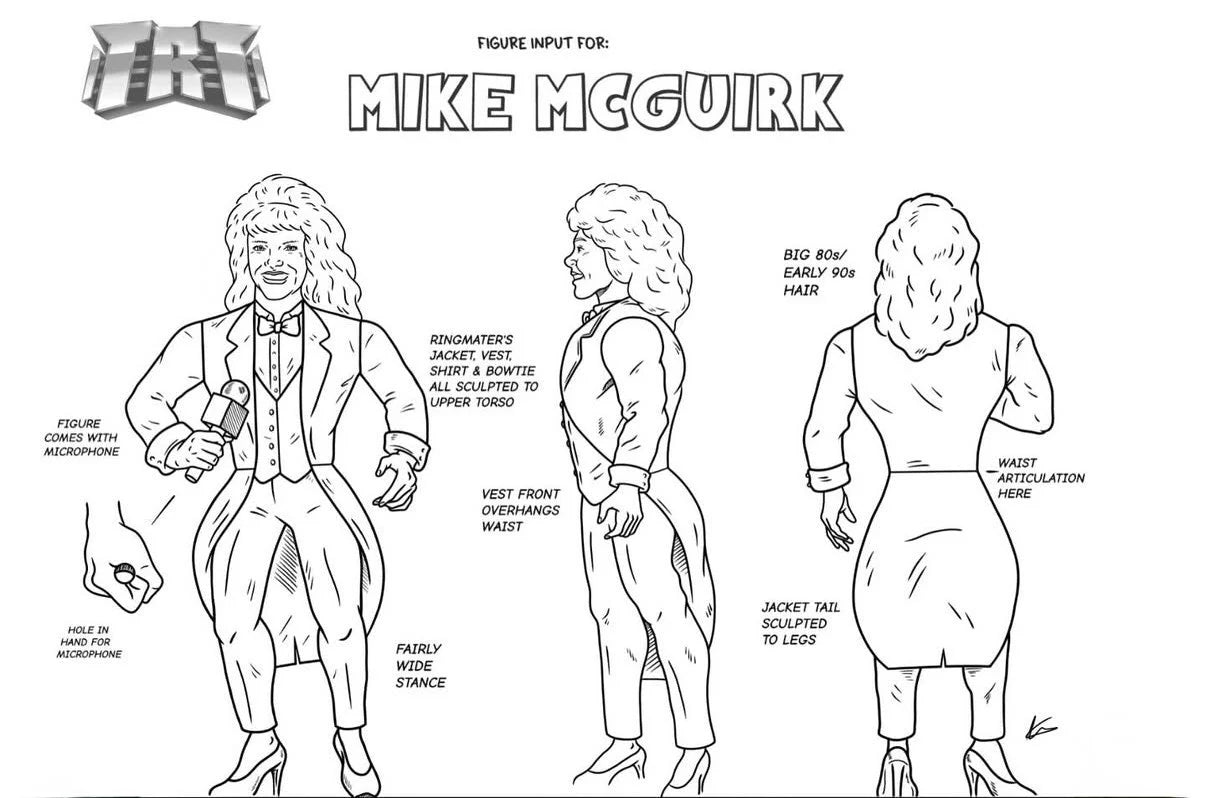 Title Run Toys Run-In Series Mike McGuirk WrestleFest Edition