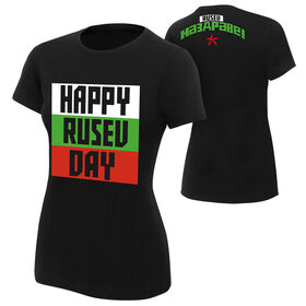 Rusev "Happy Rusev Day" Women's Authentic T-Shirt