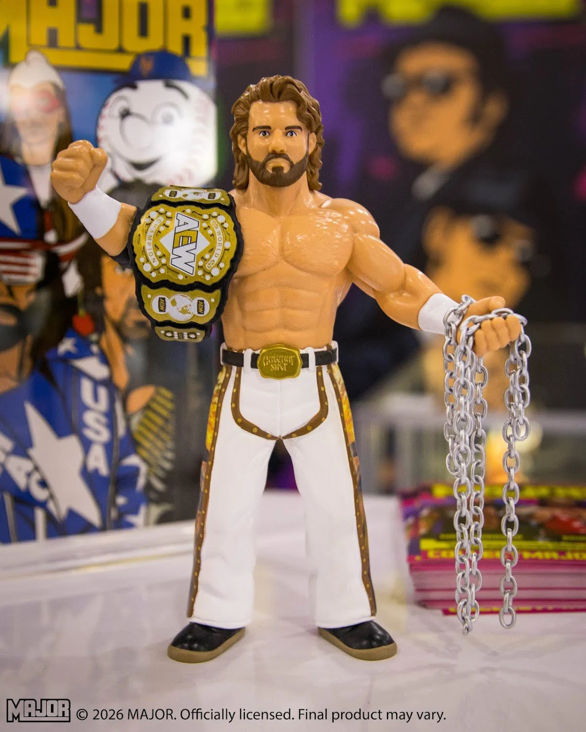 AEW Major Big Rubber Guys Hangman Adam Page Series 1