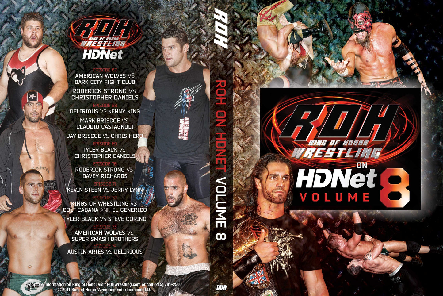 Ring of Honor on HDNet Vol. 8 (DVD)