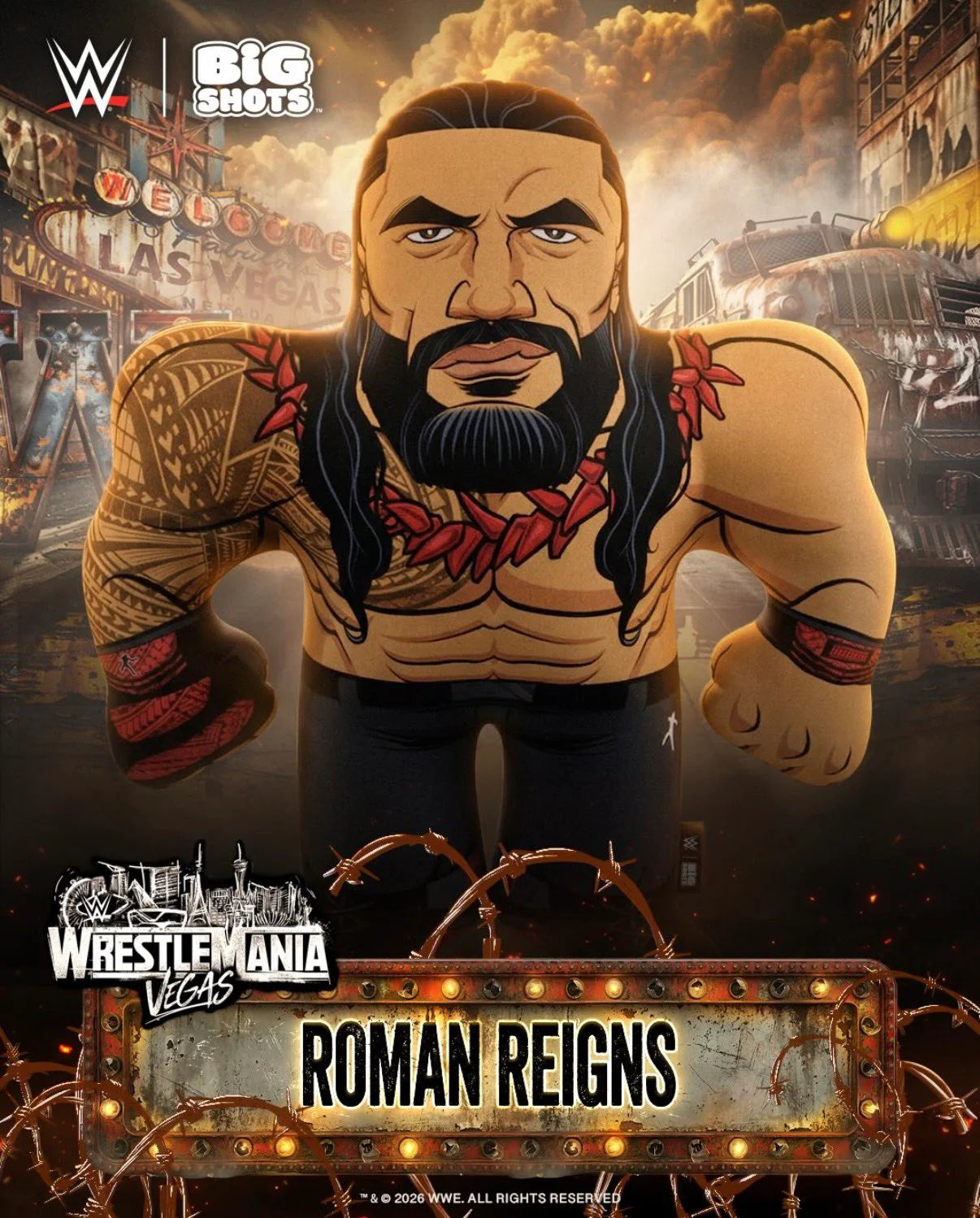 WWE Big Shots Roman Reigns PWcatalog