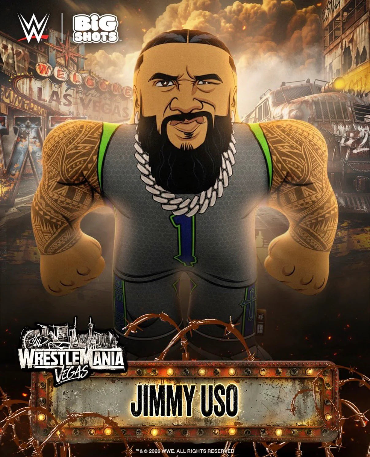 WWE Big Shots Jimmy Uso PWcatalog