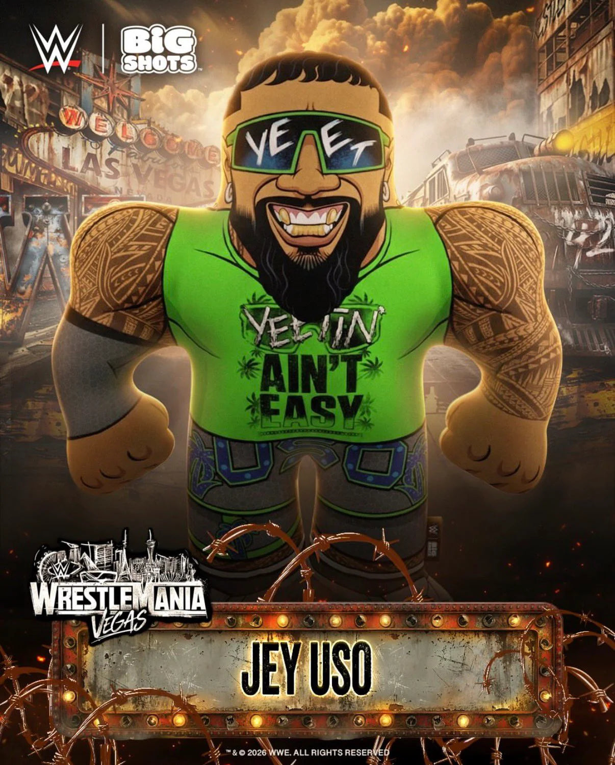 WWE Big Shots Jey Uso PWcatalog