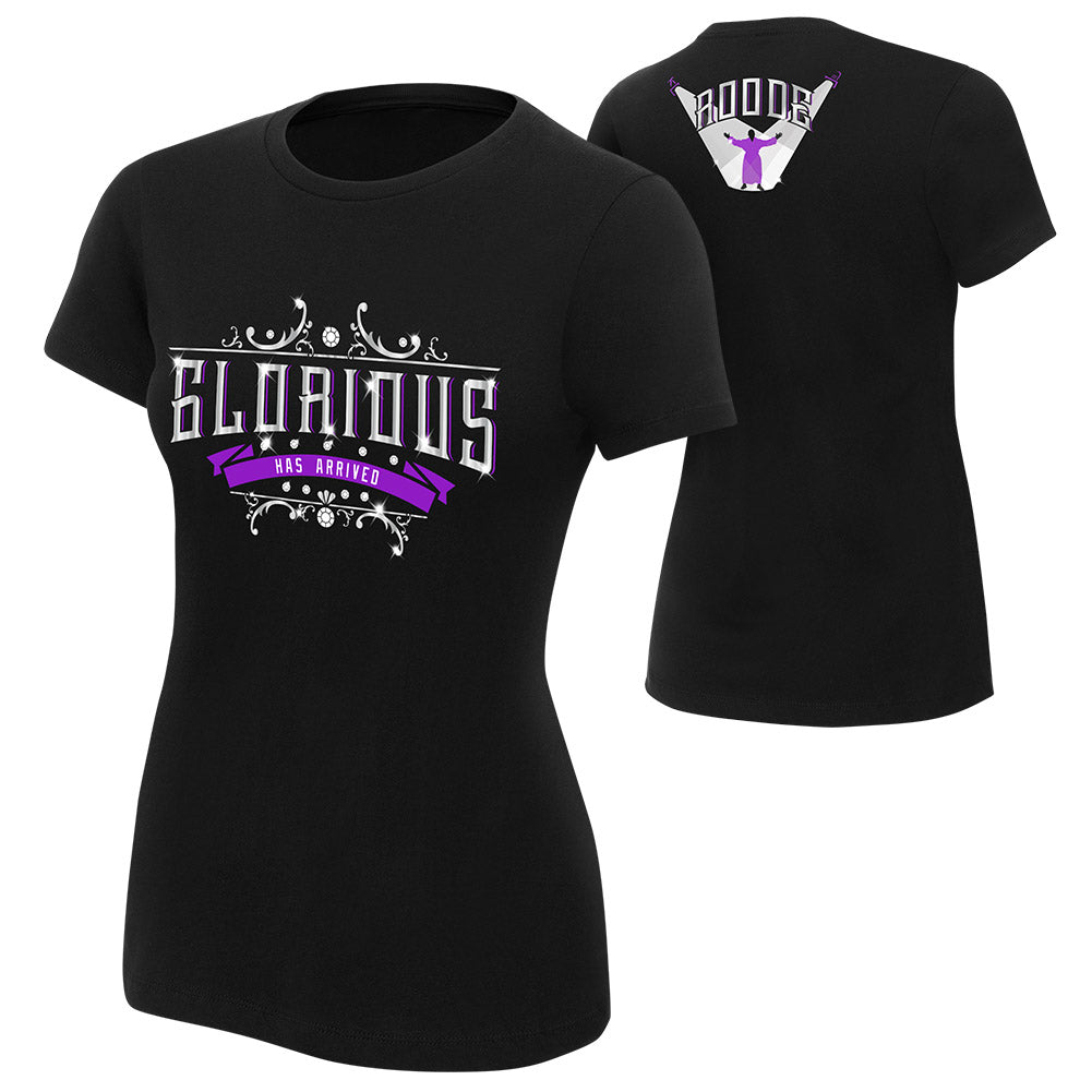 Bobby Roode "Glorious Has Arrived" Women's Authentic T-Shirt T-Shirt PW Catalog
