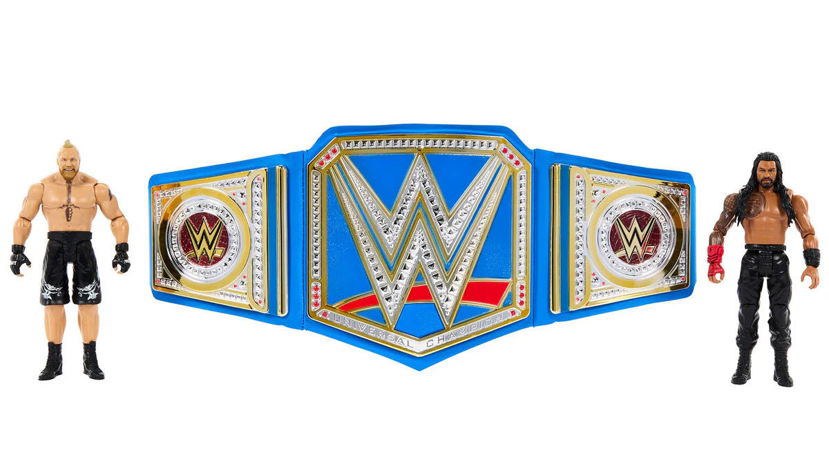 2022 WWE Mattel Basic Championship Rivals With WWE Championship Belt [With Roman Reigns & Brock Lesnar]