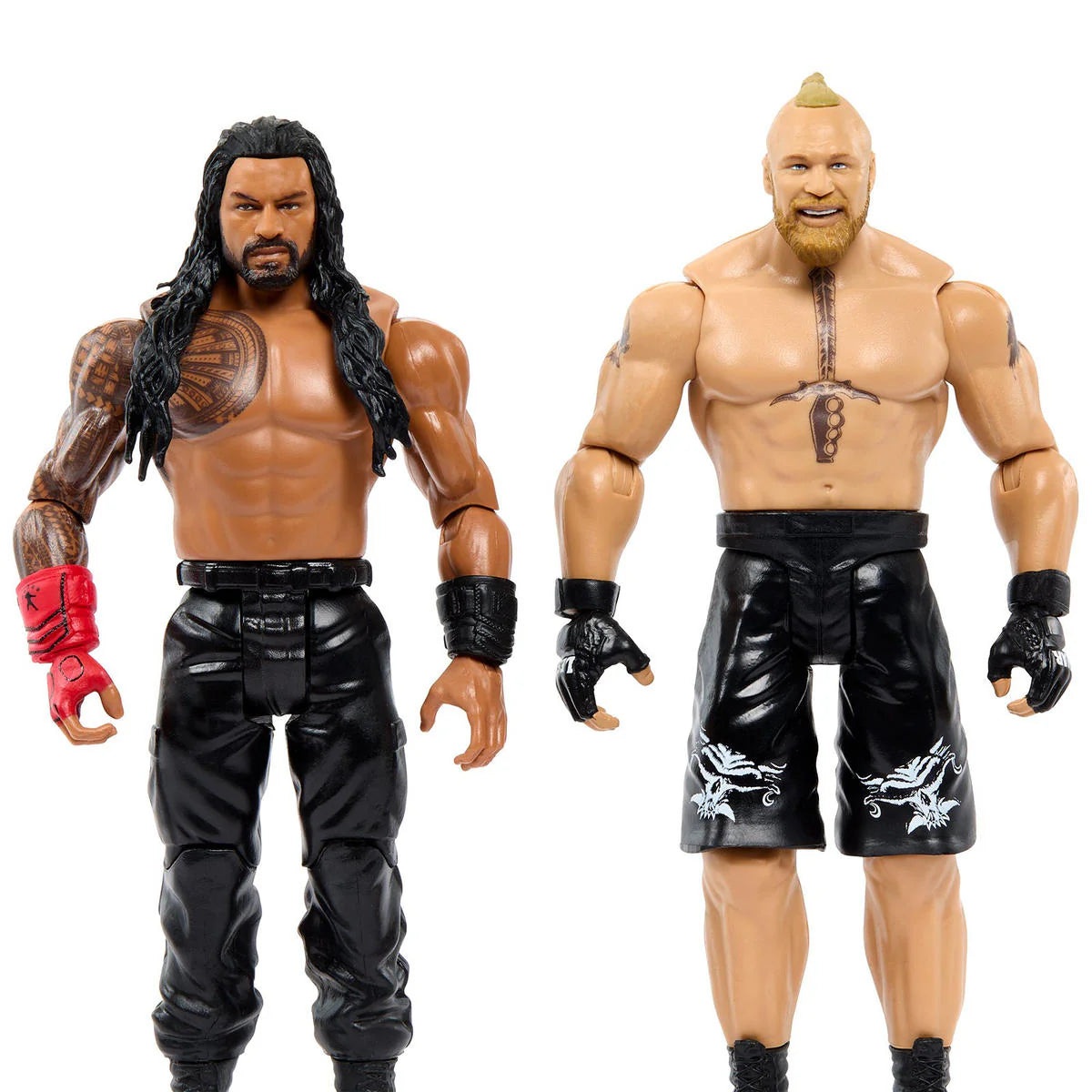 2022 WWE Mattel Basic Championship Rivals With WWE Championship Belt [With Roman Reigns & Brock Lesnar]