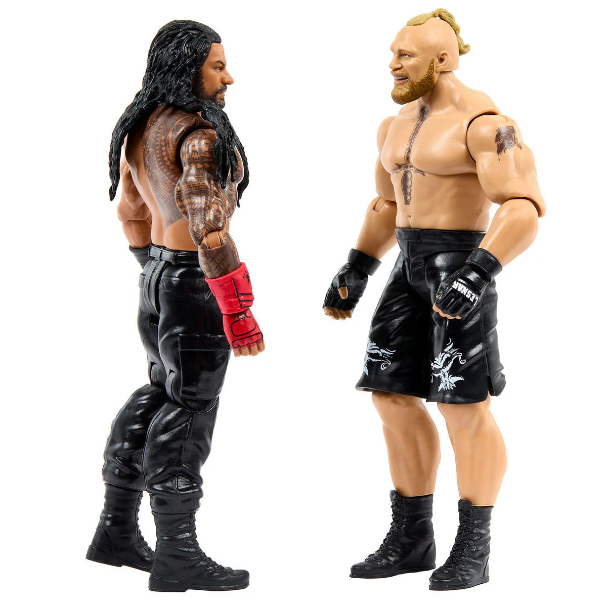 2022 WWE Mattel Basic Championship Rivals With WWE Championship Belt [With Roman Reigns & Brock Lesnar]