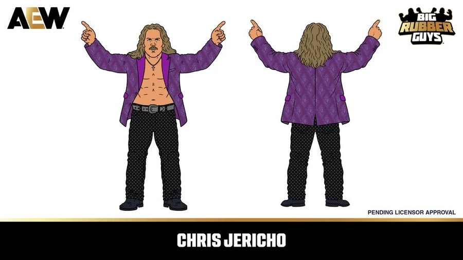 AEW Major Big Rubber Guys Chris Jericho Series 2