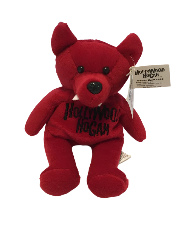 WCW Hollywood Hogan Nitros Bears & Wolves 9" Beanie Bear 1999 by Racing Champions Pwcatalog