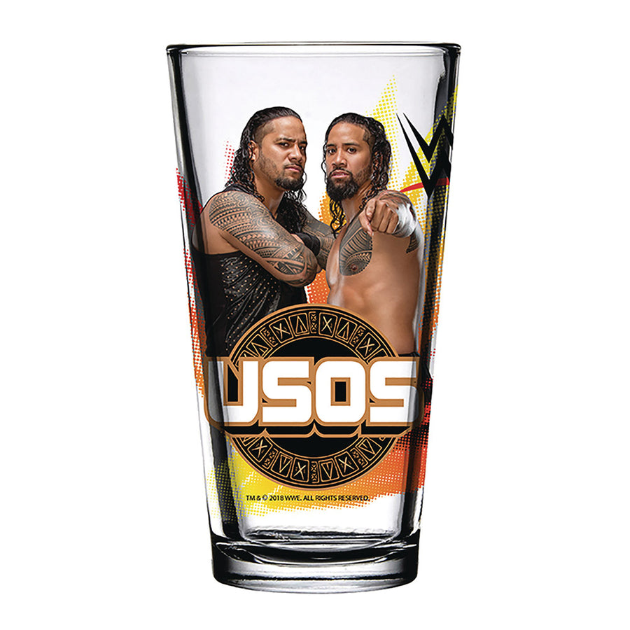 The Usos 2018 Toon Tumbler Pint Glass