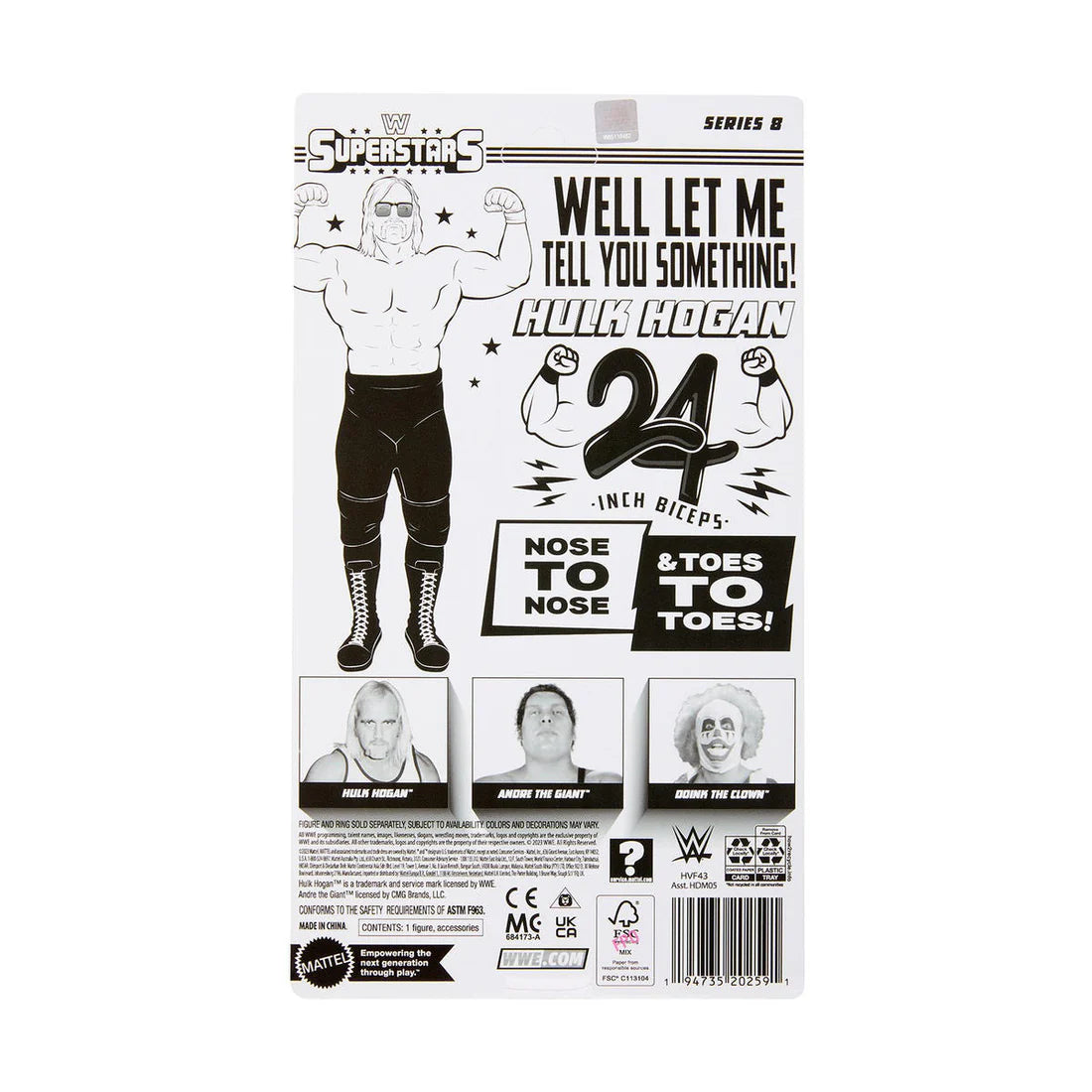 WWE Superstars Series 8 Hulk Hogan [Chase, Blue Variant] PW Catalog