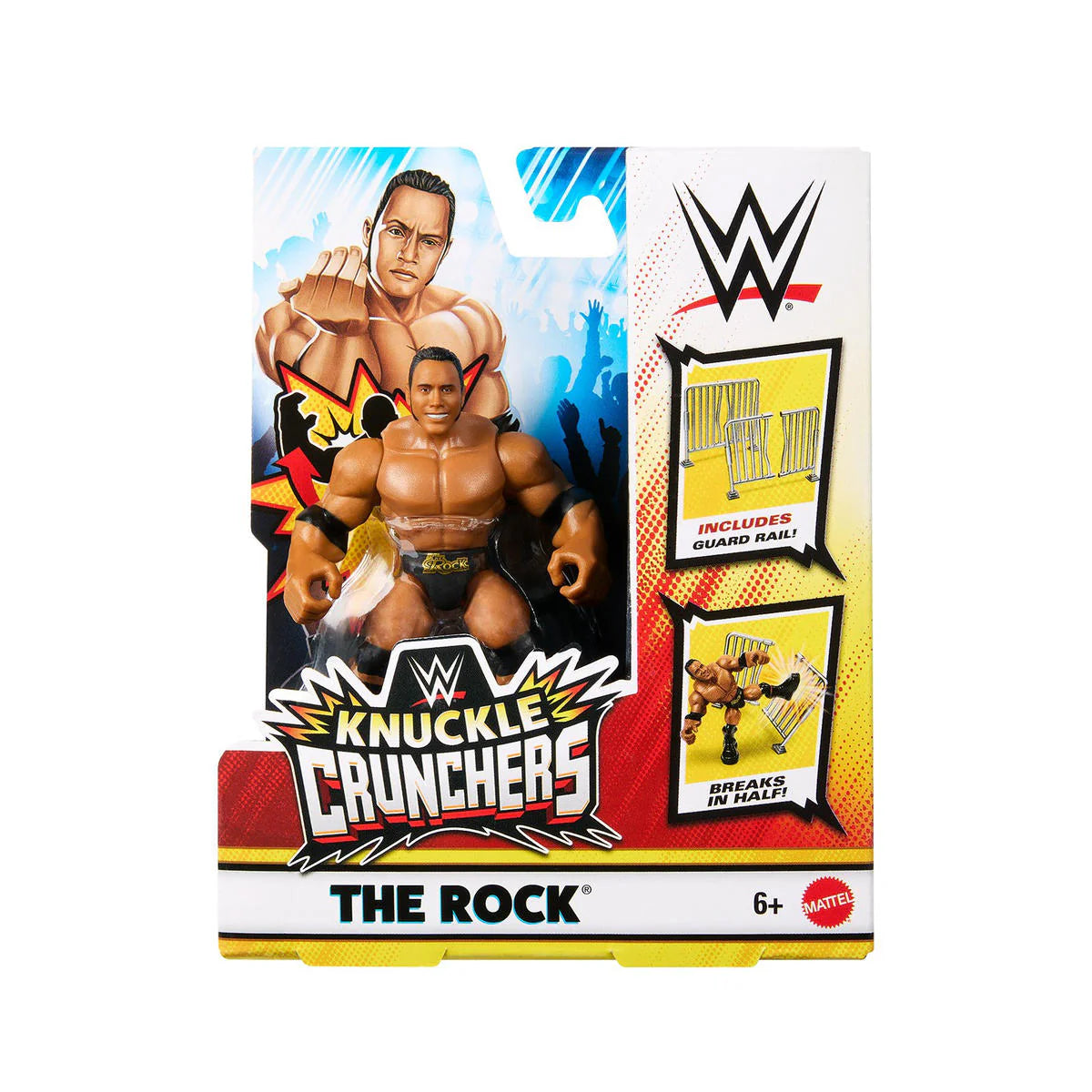 WWE Mattel Knuckle Crunchers Series 1 The Rock Action & Toy Figures PWcatalog
