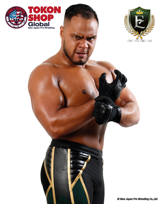 Autographed Aaron Henare Portrait 2022 04 United Empire logo PW Catalog