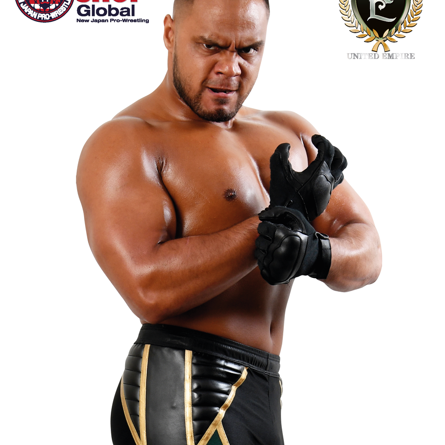 Autographed Aaron Henare Portrait 2022 04 United Empire logo PW Catalog