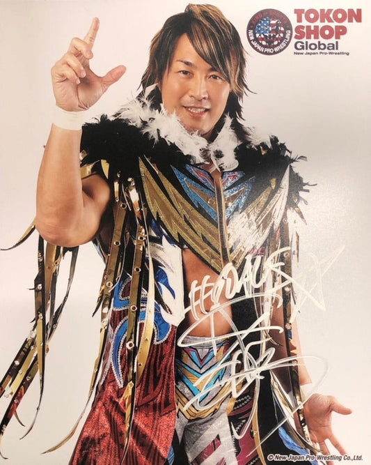 Autographed Hiroshi Tanahashi Portrait 2022 05 TSG Gold Trim, Silver Ink Other Goods PW Catalog
