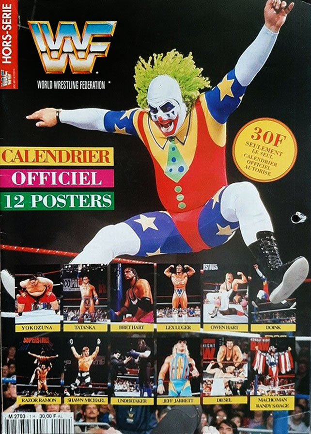 WWF 1994 Calendar From France Magazine PWcatalog