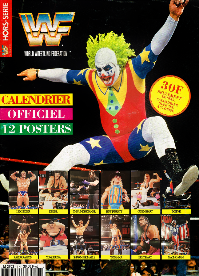 WWF 1994 Calendar From France