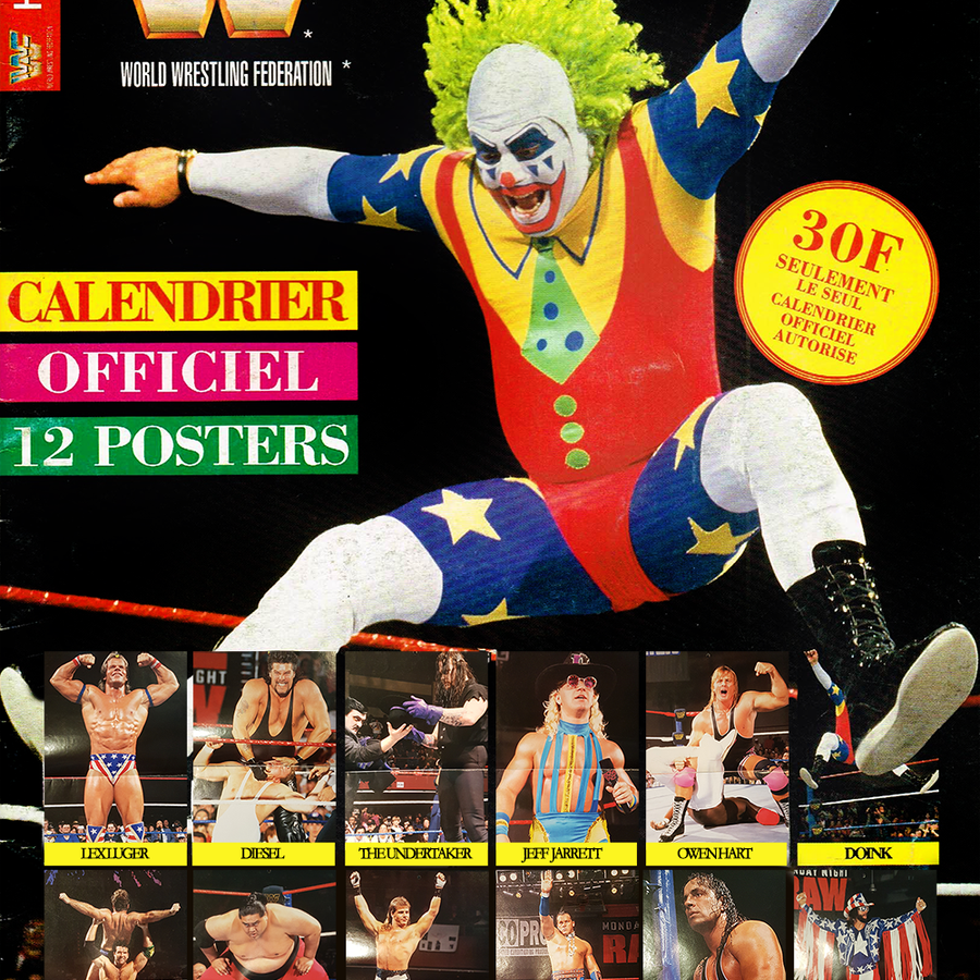 WWF 1994 Calendar From France Magazine PWcatalog