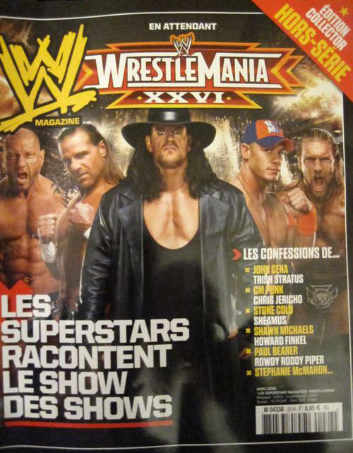 WWE Special Edition - Superstars tell the story of the shows From France Magazine PWcatalog