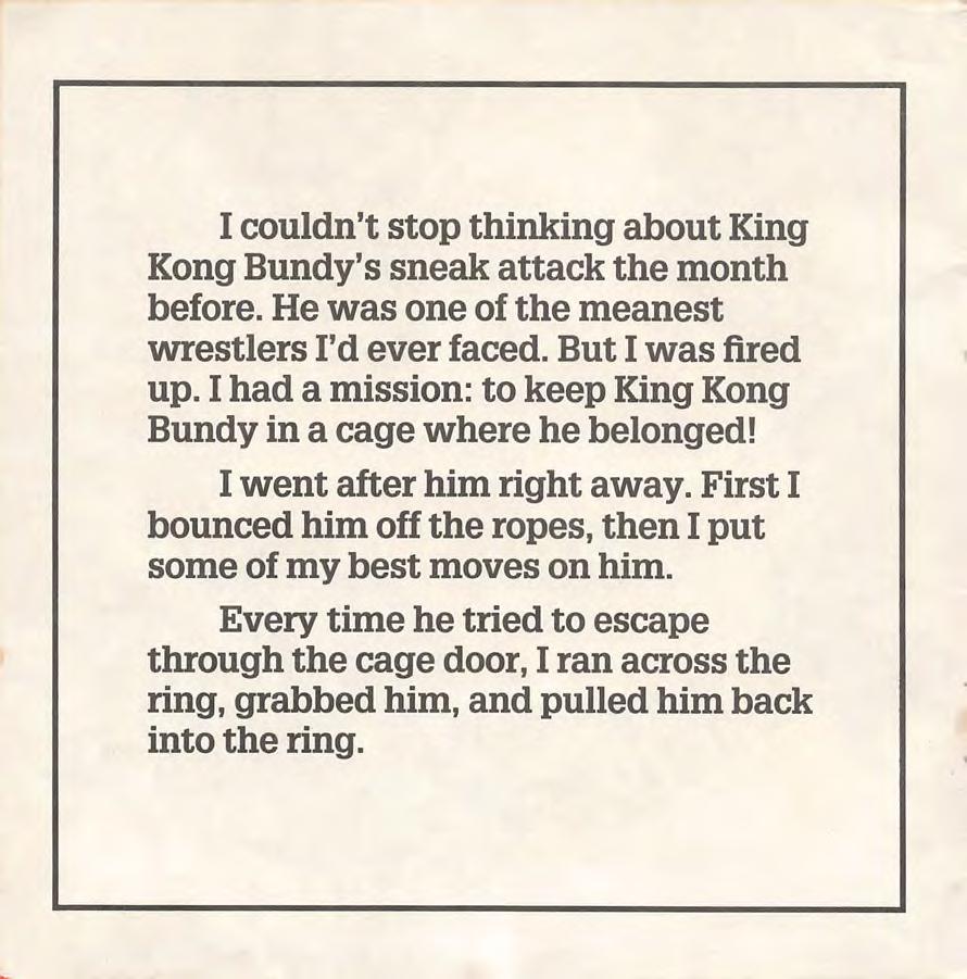 Hulk Hogan keeps the belt 1986 Collector Books With Stickers Magazine Pwcatalog