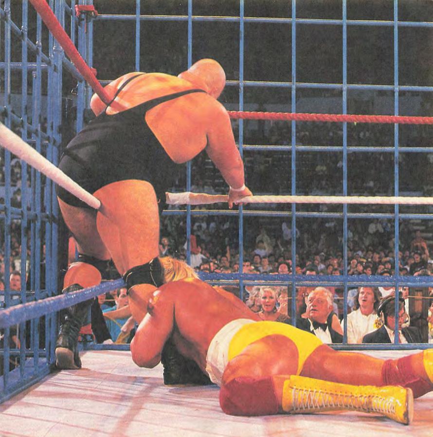 Hulk Hogan keeps the belt 1986 Collector Books With Stickers Magazine Pwcatalog