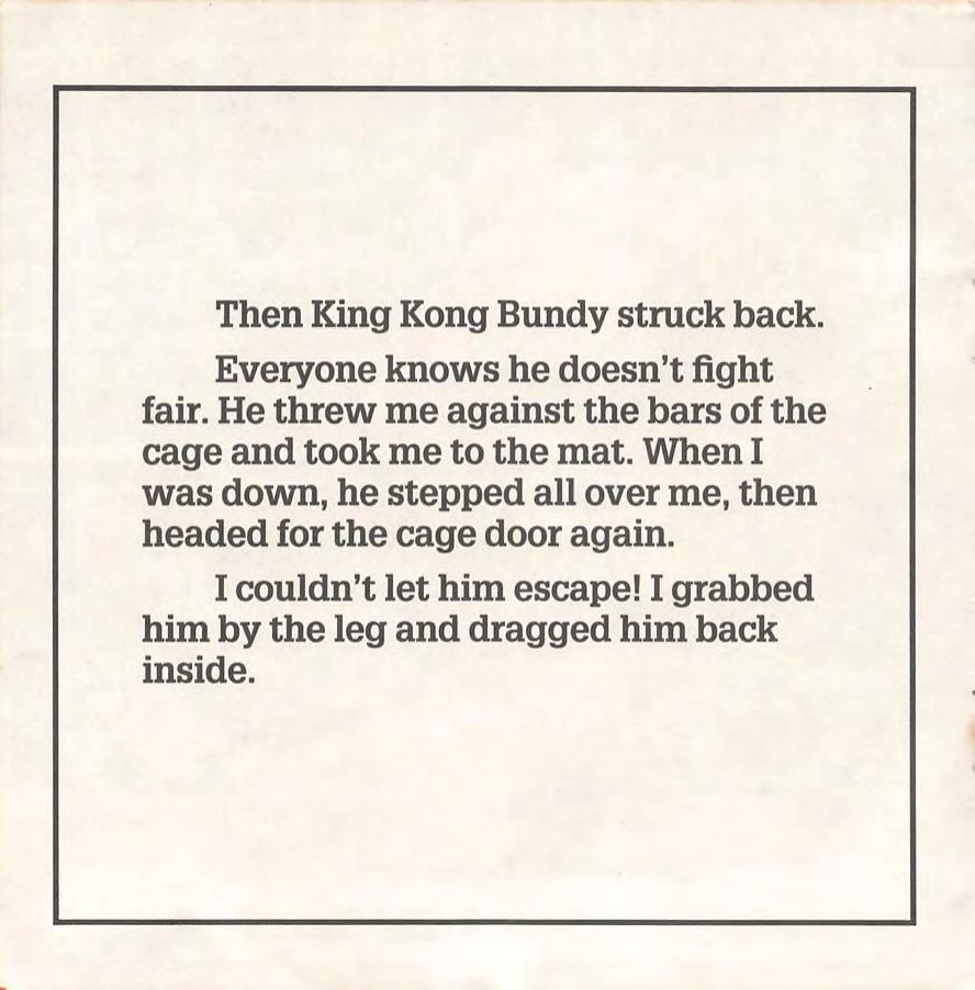 Hulk Hogan keeps the belt 1986 Collector Books With Stickers Magazine Pwcatalog