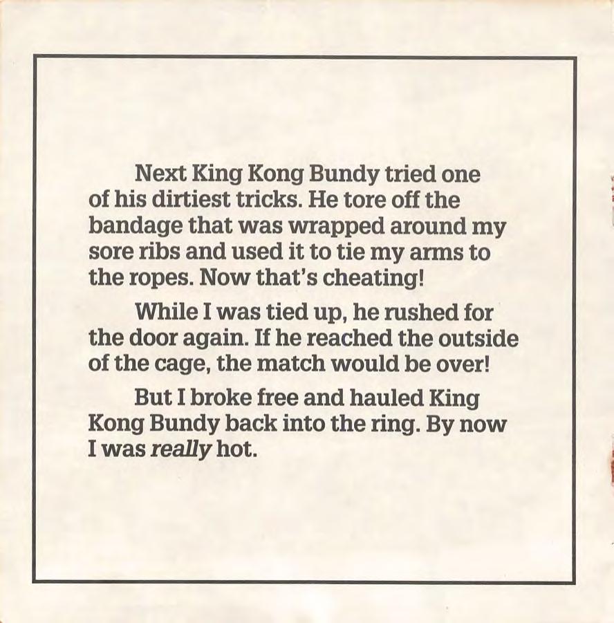 Hulk Hogan keeps the belt 1986 Collector Books With Stickers Magazine Pwcatalog