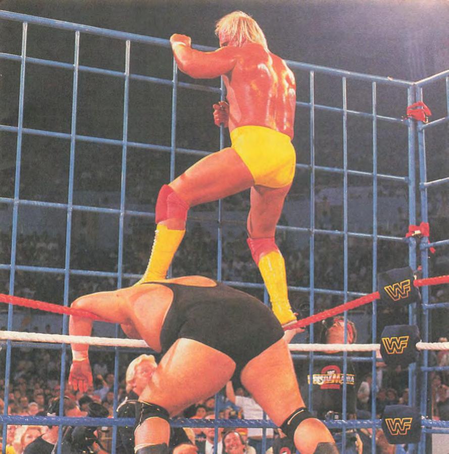 Hulk Hogan keeps the belt 1986 Collector Books With Stickers Magazine Pwcatalog